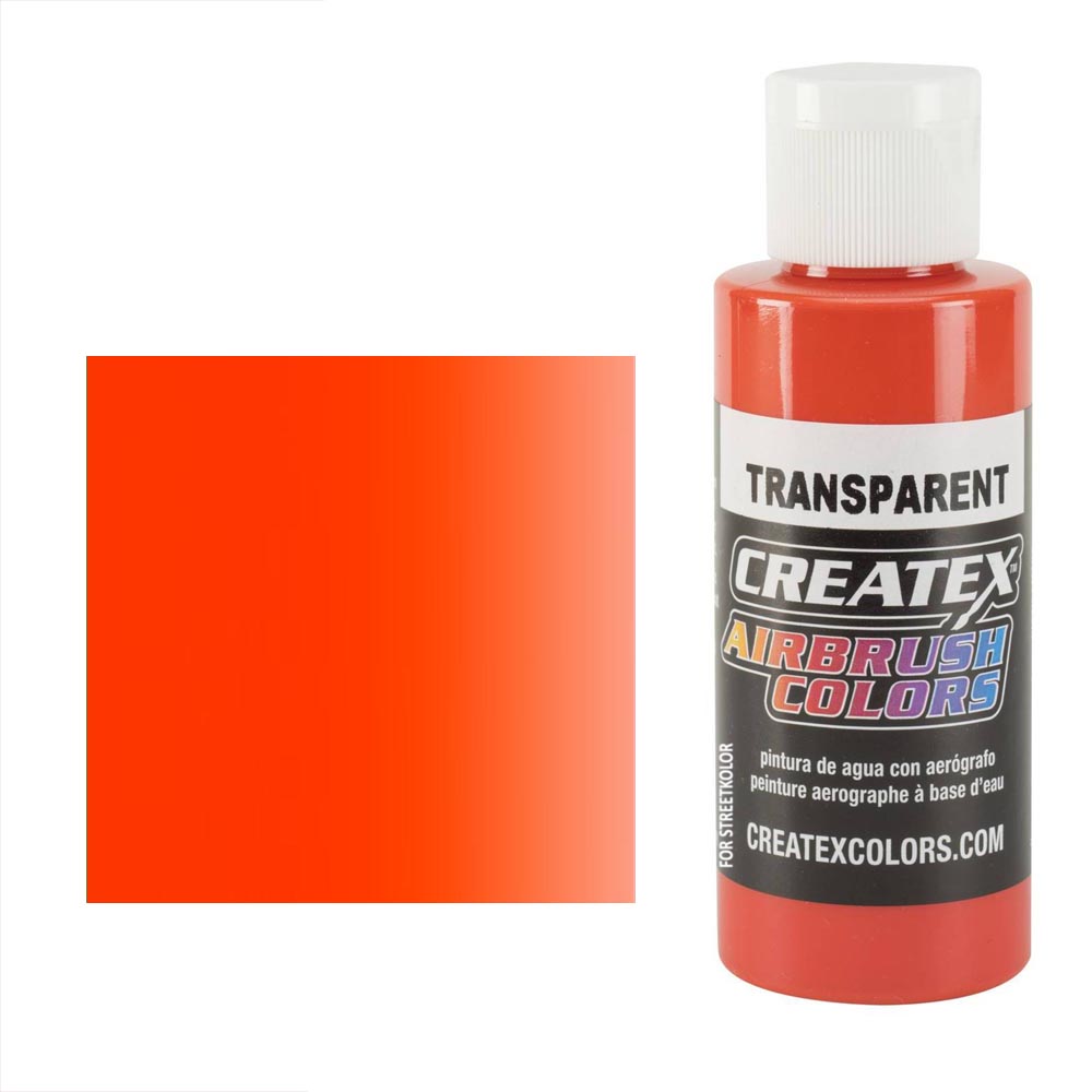 CreateX 5118 červená transparentní airbrush barva 60ml