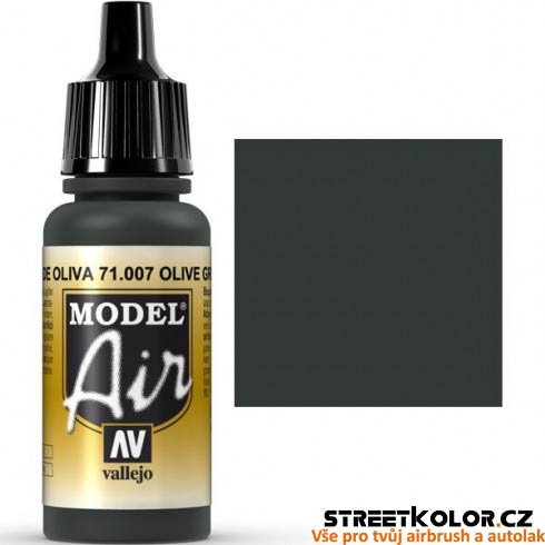 Vallejo 71.007 olivově zelená akrylová airbrush barva 17 ml