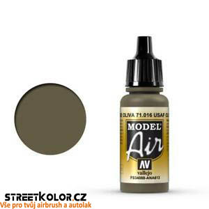 Vallejo 71.016 olivová tmavá akrylová airbrush barva 17 ml