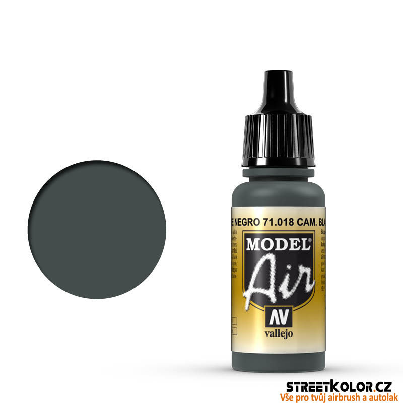 Vallejo 71.018 černozelená akrylová airbrush barva 17 ml