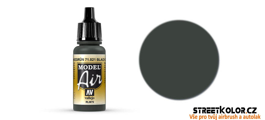 Vallejo 71.021 černozelená akrylová airbrush barva 17 ml