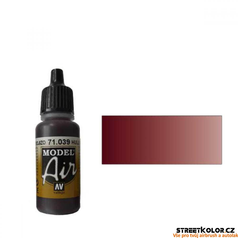 Vallejo 71.039 hnědočervená akrylová airbrush barva 17 ml