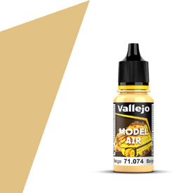 VALLEJO MODEL AIR 71.074 BÉŽOVÁ akrylová airbrush barva 17 ml