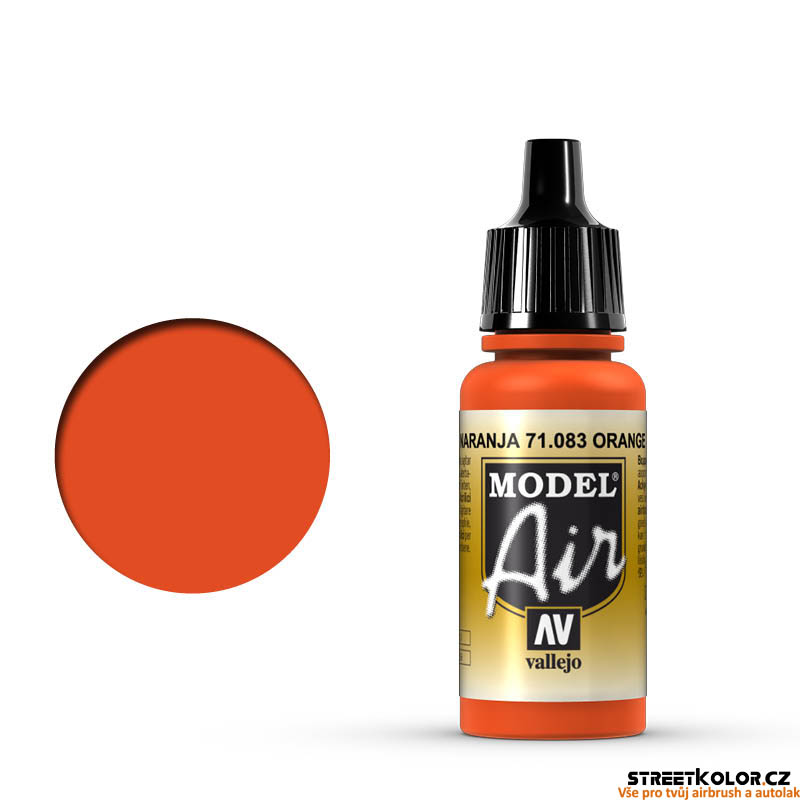 Vallejo 71.083 oranžová akrylová airbrush barva 17 ml