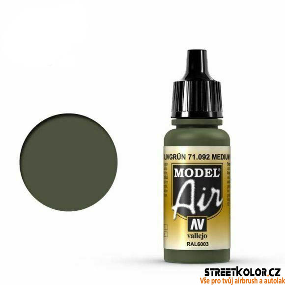 Vallejo 71.092 olivová akrylová airbrush barva 17 ml