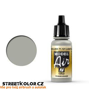 Vallejo 71.121 světle šedá akrylová airbrush barva 17 ml