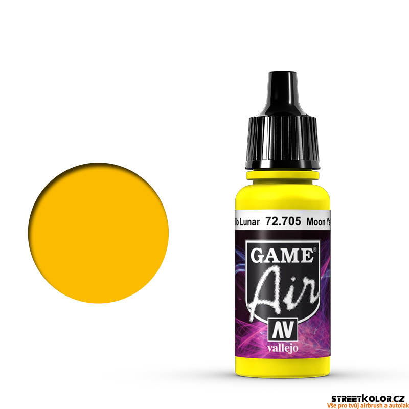 Vallejo Game Air 72.705 žlutá akrylová airbrush barva 17 ml