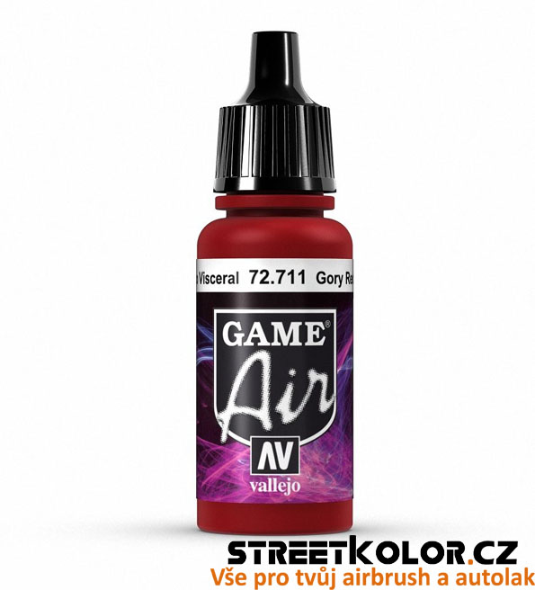Vallejo Game Air 72.711 hnědočervená akrylová airbrush barva 17 ml
