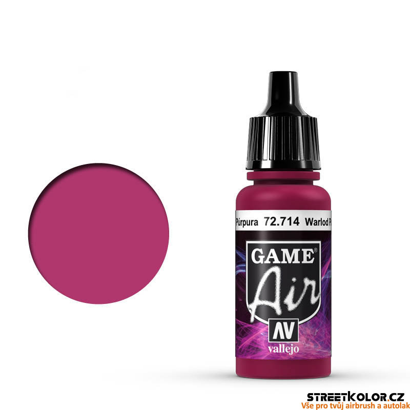 Vallejo Game Air 72.714 purpurová akrylová airbrush barva 17 ml