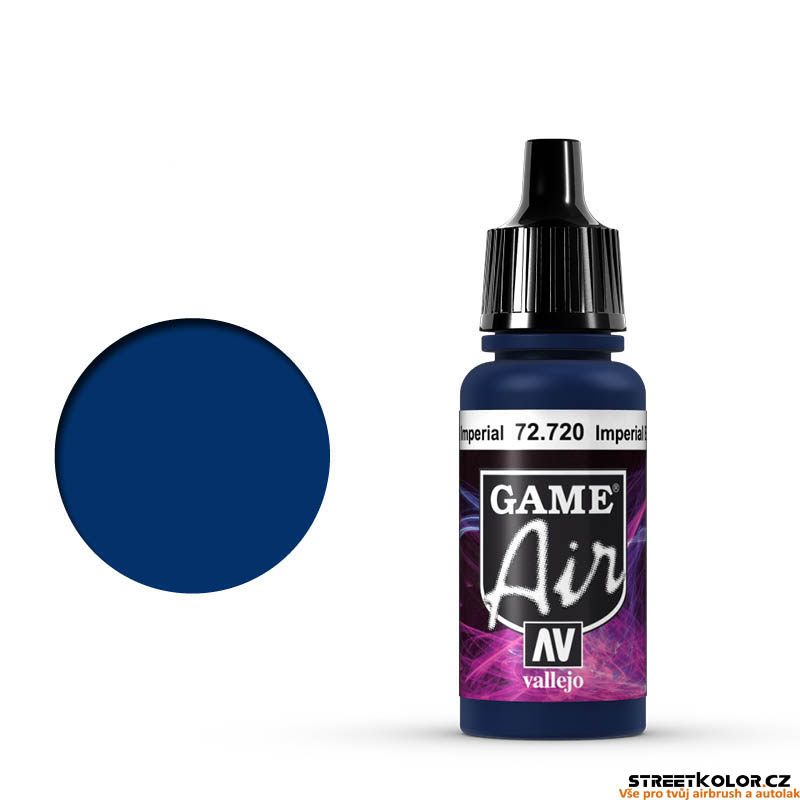 Vallejo Game Air 72.720 královská modrá akrylová airbrush barva 17 ml