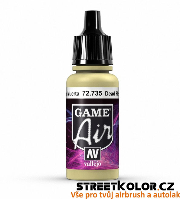 Vallejo Game Air 72.735 tmavá pleťová akrylová airbrush barva 17 ml
