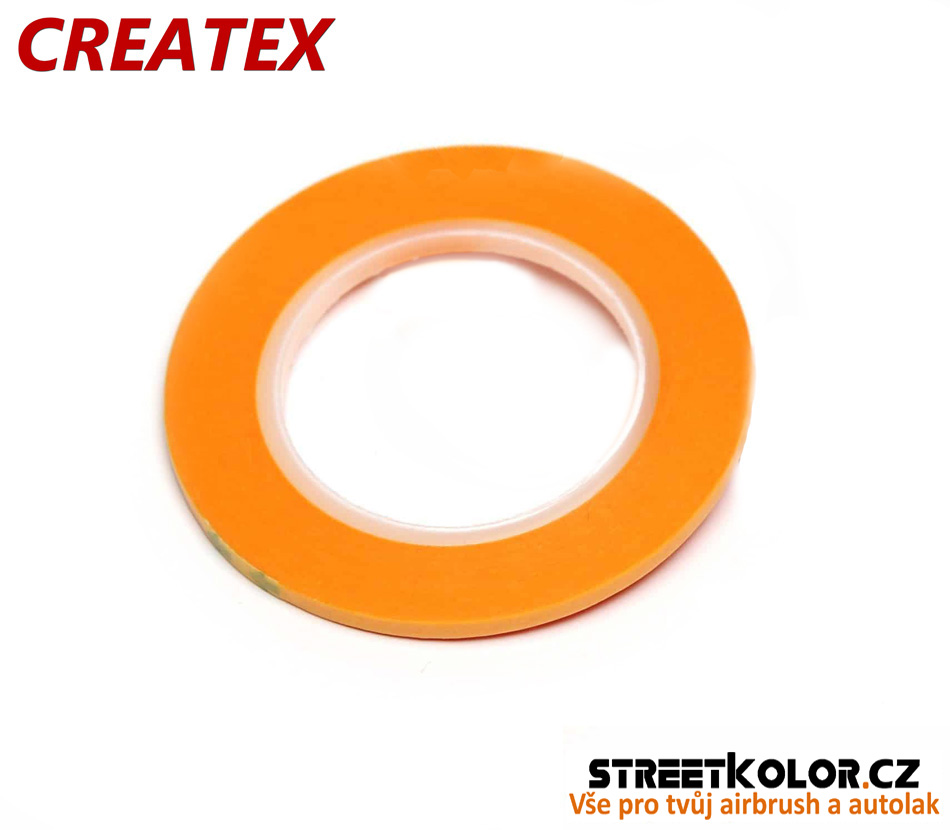 Obrysová a přechodová páska: PVC: 3mm x 18m, CreateX, 1 kus
