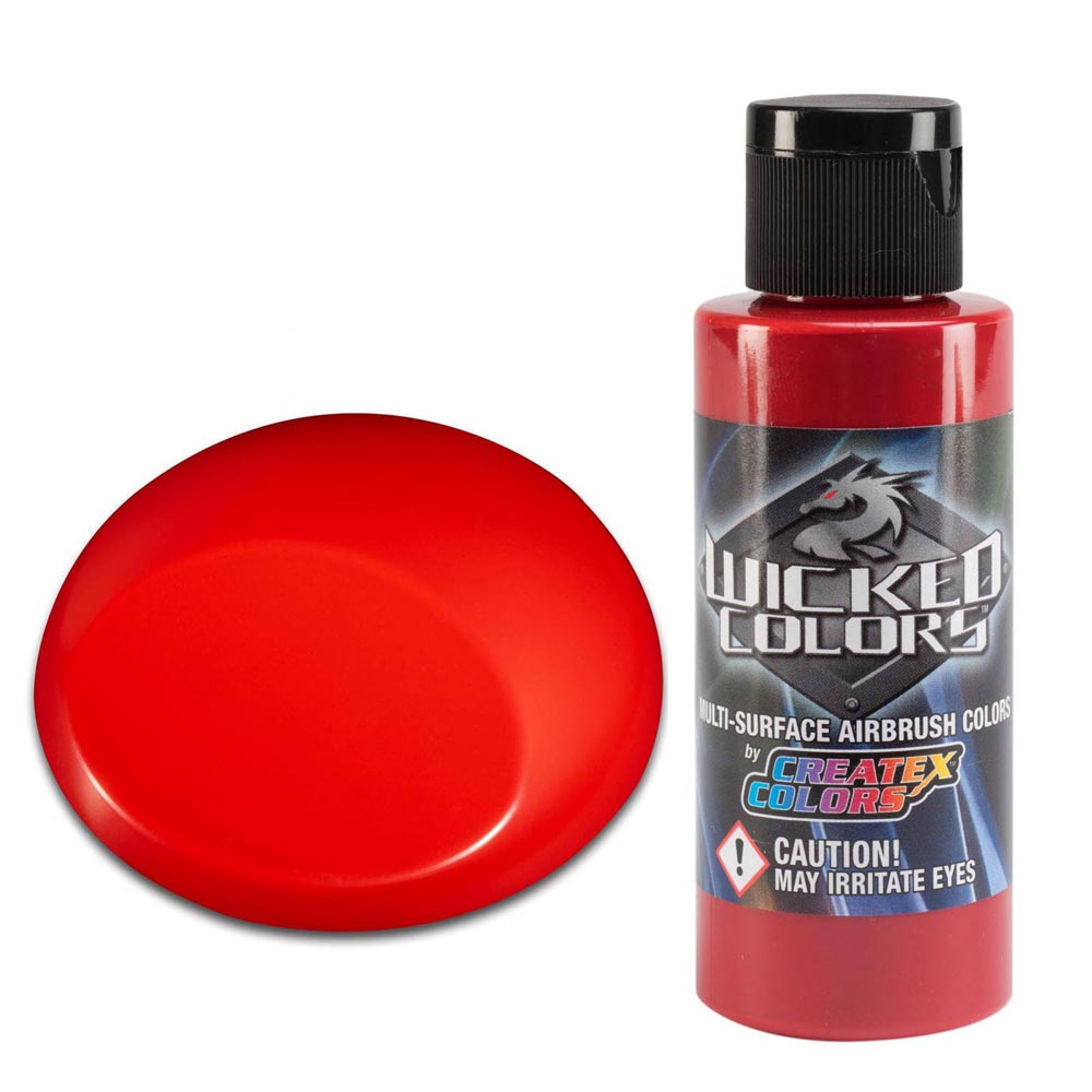 WICKED W015 CRIMSON, tmavě červená airbrush barva, 60ml