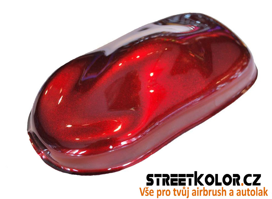 Diamond Blood Red Candy set pro motorku a disky: základ, barva a lak