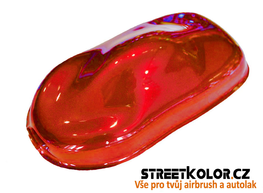Diamond Fire Red Candy set pro auto: základ, barva a lak