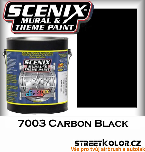 CreateX Scenix 7003 Carbon black barva 3,8 l + 4015 aktivátor 60 ml