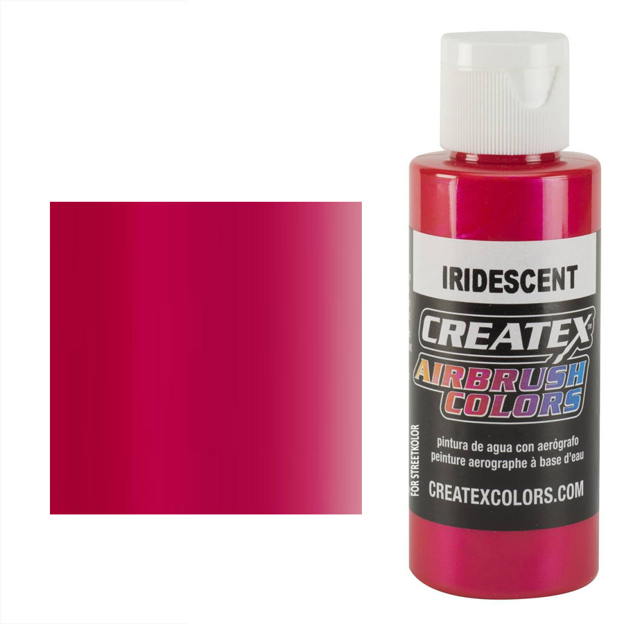 CreateX Červená 5501 Duhová 60 ml airbrush barva