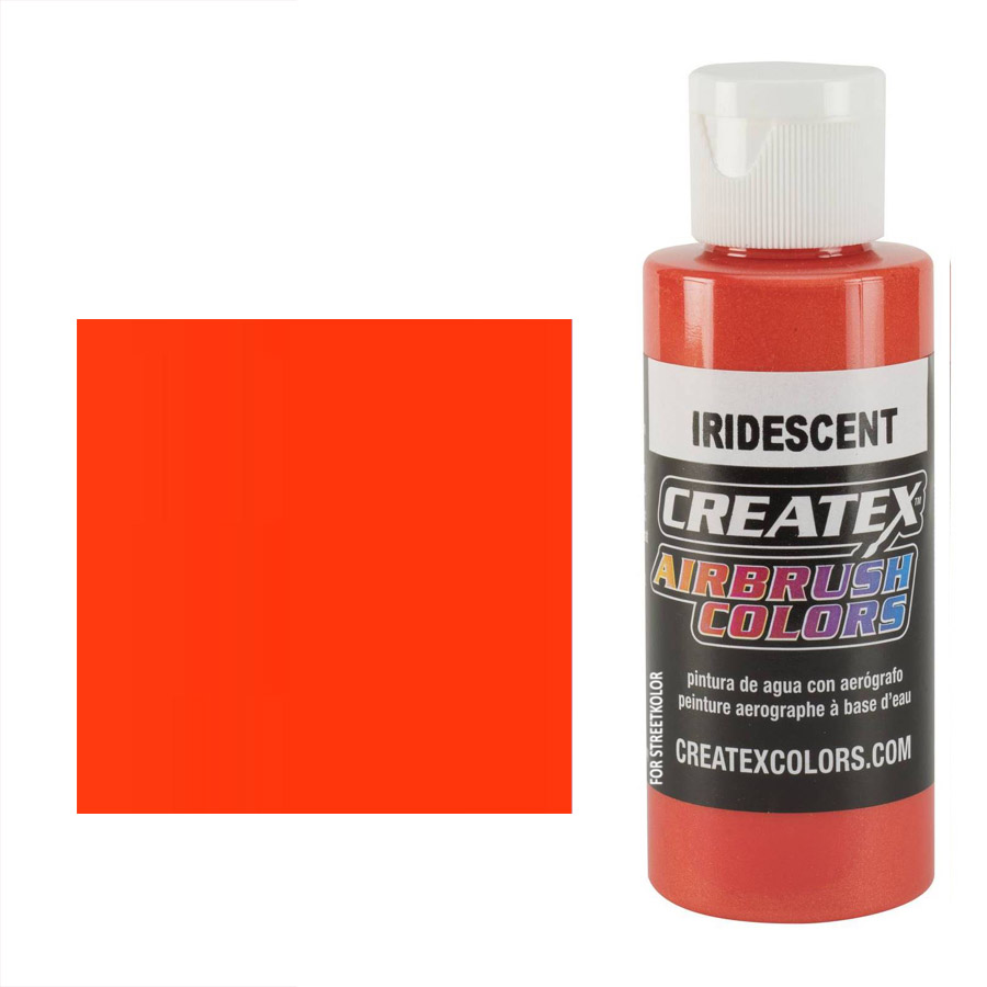 CreateX 5502 Jasně Červená Duhová airbrush barva 60 ml