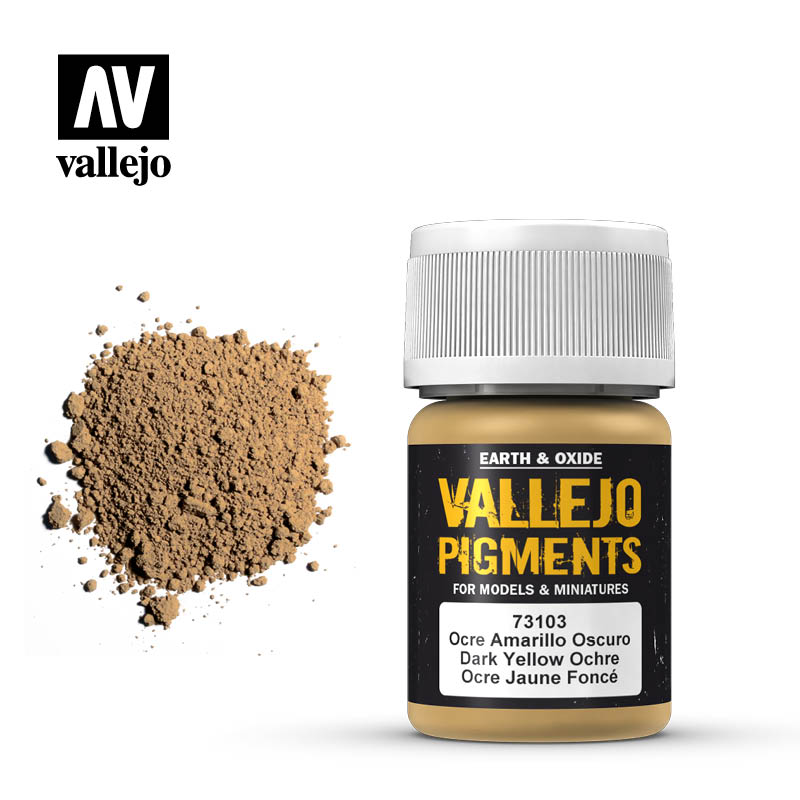 Vallejo pigment - DARK YELLOW OCRE 73103