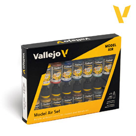 Vallejo 71.178 sada airbrush barev Model Air 16x18 ml