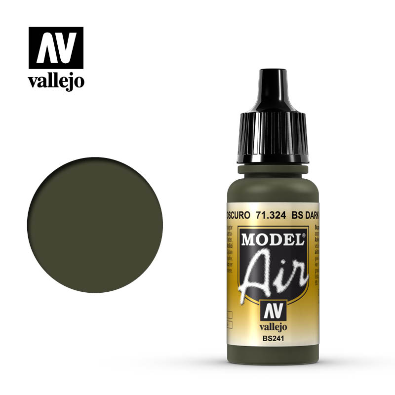 Vallejo 71.324 BS tmavozelená akrylová airbrush barva 17 ml