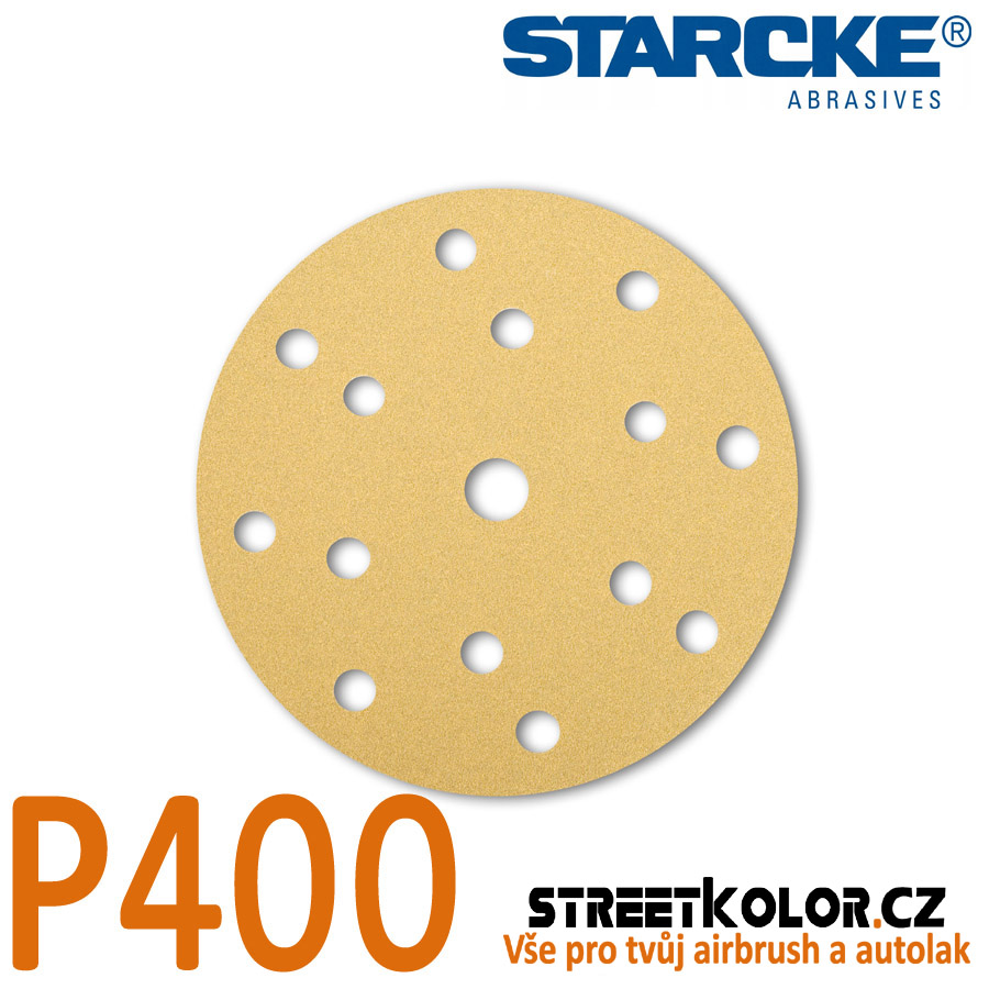 Starcke Brusný disk P400, 150mm, 15 děr, 1ks