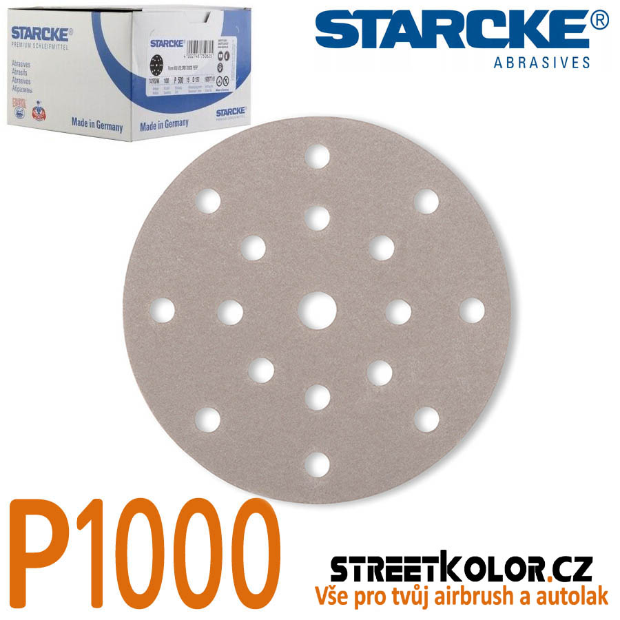 Starcke Brúsny disk P1000, 150mm, 14+1dier, 100ks