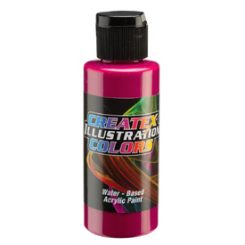Ilustrační CMYK MAGENTA Purpurová airbrush barva CreateX 60 ml – 5096 CMYK Magenta