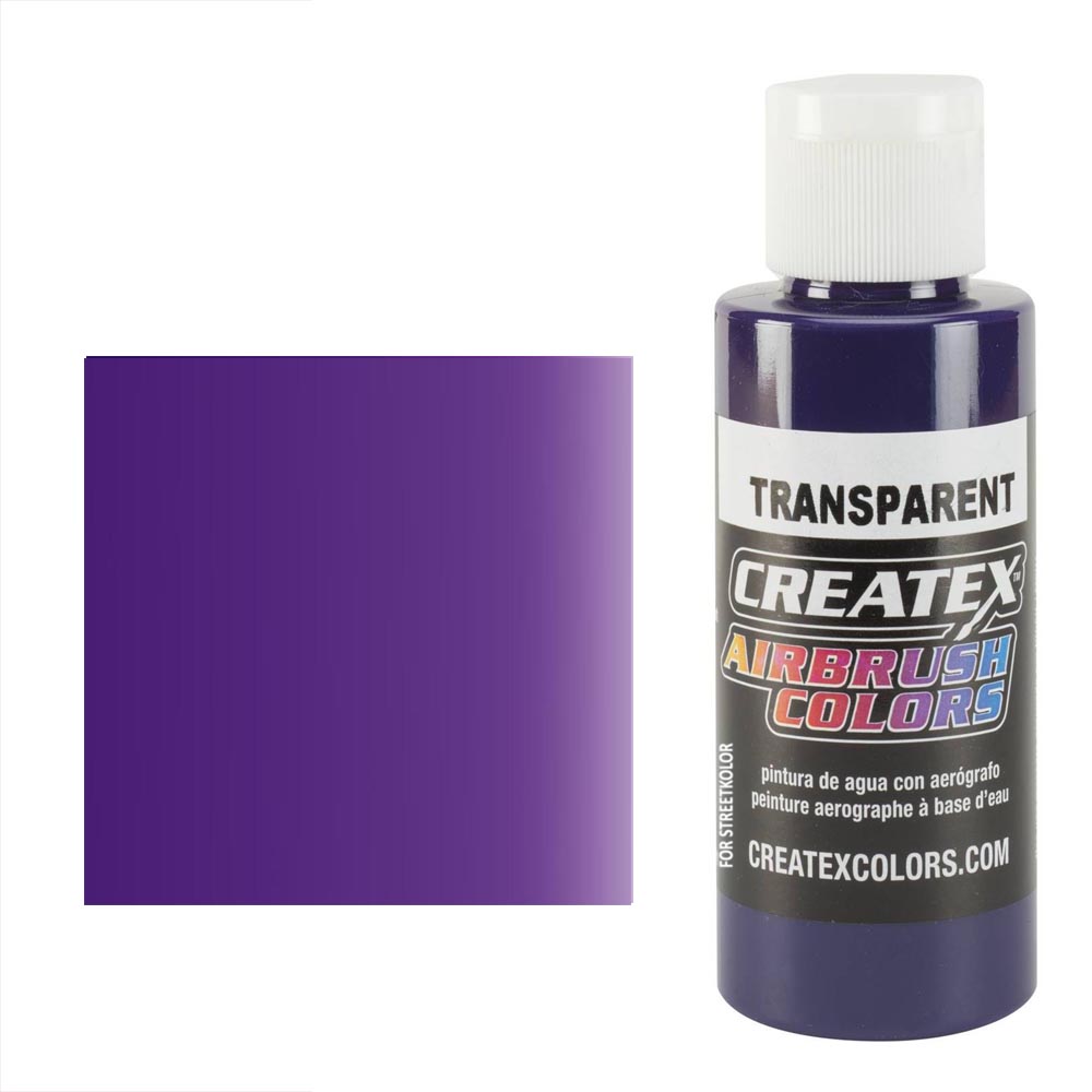CreateX 5135 Purpurová průhledná airbrush barva 60ml