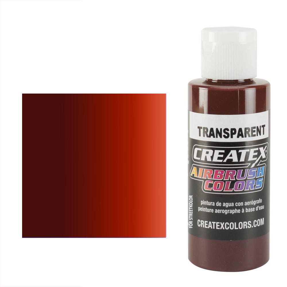 CreateX 5136 Červenohnědá průhledná airbrush barva 60ml