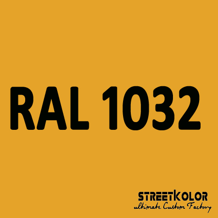 RAL 1032 Uretánová auto barva lesklá nebo matná 1 litr + tužidlo + ředidlo