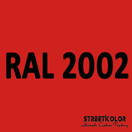 RAL 2002 Uretánová auto barva lesklá nebo matná 1 litr + tužidlo + ředidlo