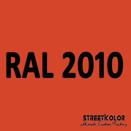 RAL 2010 Uretanová auto barva lesklá nebo matná 1 litr + tužidlo + ředidlo