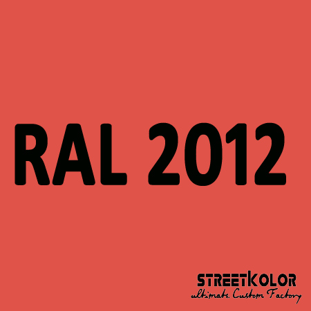RAL 2012 Uretanová auto barva lesklá nebo matná 1 litr + tužidlo + ředidlo