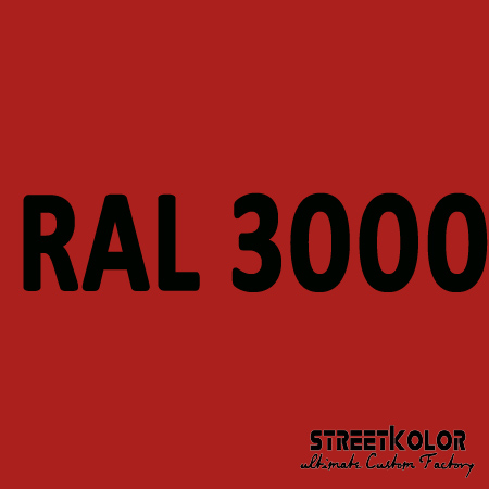 RAL 3000 Uretanová auto barva lesklá nebo matná 1 litr + tužidlo + ředidlo