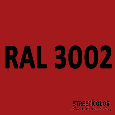 RAL 3002 Uretanová auto barva lesklá nebo matná 1 litr + tužidlo + ředidlo