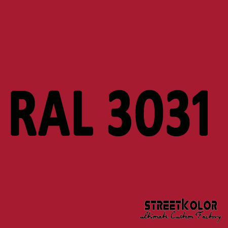 RAL 3031 Uretanová auto barva lesklá nebo matná 1 litr + tužidlo + ředidlo