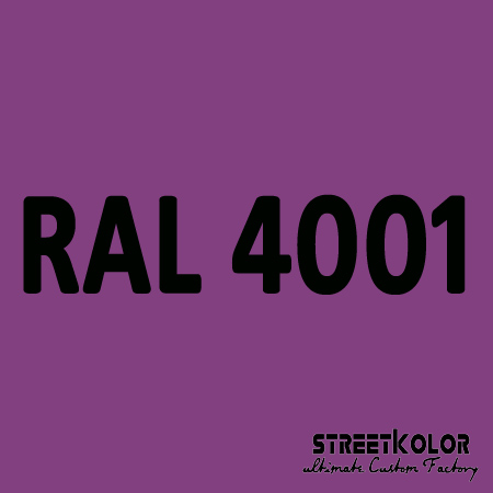 RAL 4001 Uretanová auto barva lesklá nebo matná 1 litr + tužidlo + ředidlo