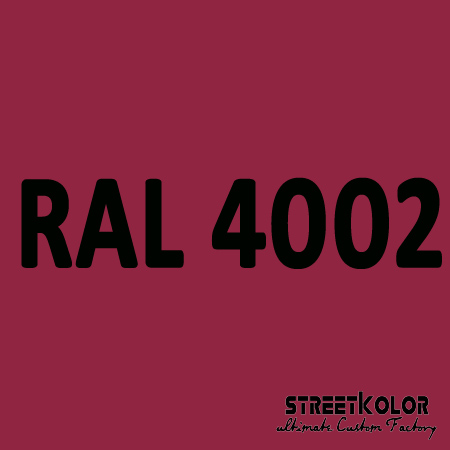 RAL 4002 Uretanová auto barva lesklá nebo matná 1 litr + tužidlo + ředidlo