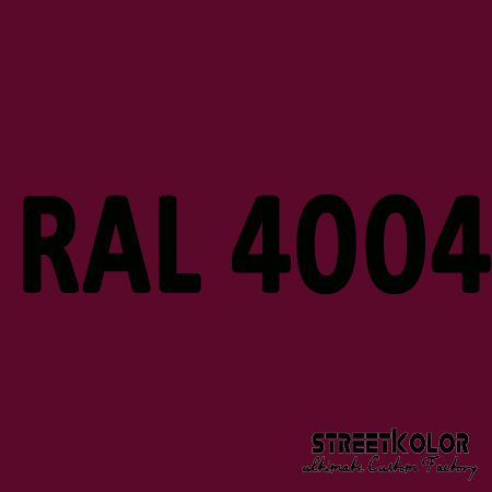 RAL 4004 Uretanová auto barva lesklá nebo matná 1 litr + tužidlo + ředidlo