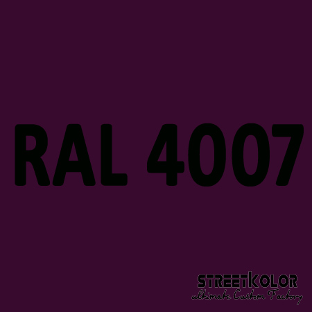 RAL 4007 Uretanová auto barva lesklá nebo matná 1 litr + tužidlo + ředidlo