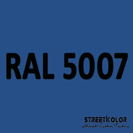 RAL 5007 Uretanová auto barva lesklá nebo matná 1 litr + tužidlo + ředidlo
