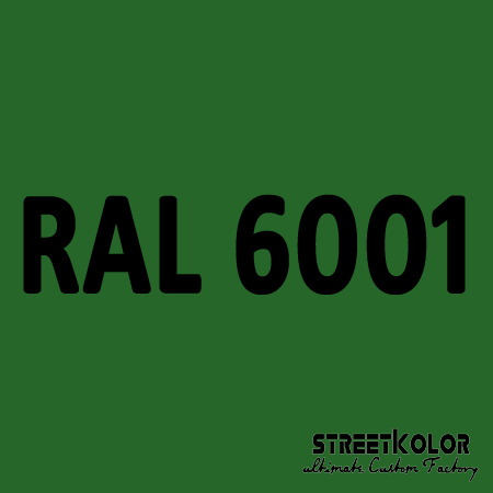 RAL 6001 Uretanová auto barva lesklá nebo matná 1 litr + tužidlo + ředidlo