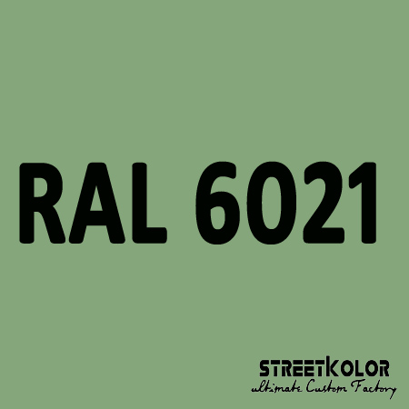 RAL 6021 Uretanová auto barva lesklá nebo matná 1 litr + tužidlo + ředidlo