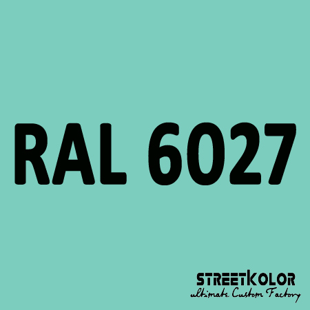 RAL 6027 Uretanová auto barva lesklá nebo matná 1 litr + tužidlo + ředidlo