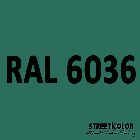 RAL 6036 Uretanová auto barva lesklá nebo matná 1 litr + tužidlo + ředidlo