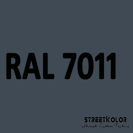 RAL 7011 Uretanová auto barva lesklá nebo matná 1 litr + tužidlo + ředidlo