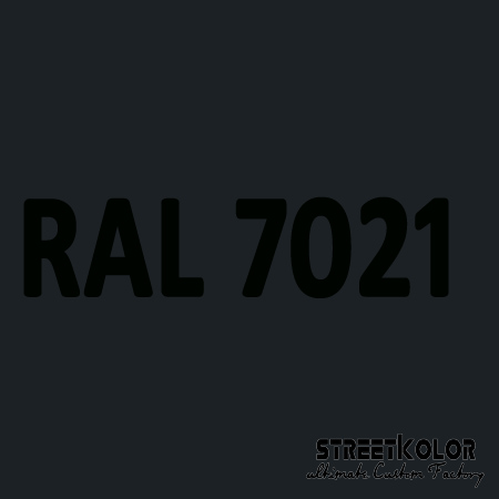 RAL 7021 Uretanová auto barva lesklá nebo matná 1 litr + tužidlo + ředidlo