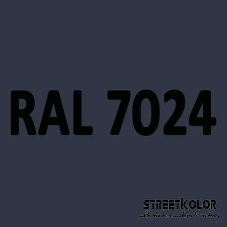 RAL 7024 Uretanová auto barva lesklá nebo matná 1 litr + tužidlo + ředidlo