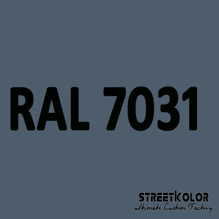 RAL 7031 Uretanová auto barva lesklá nebo matná 1 litr + tužidlo + ředidlo